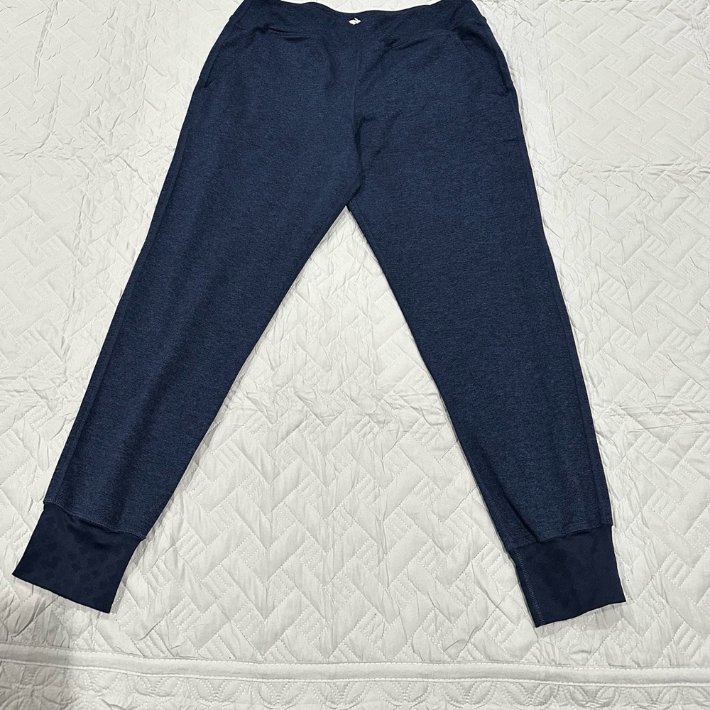 Rabbit Running Joggers Leggings Women’s M Blue Athletic Pants Crafted in Cali